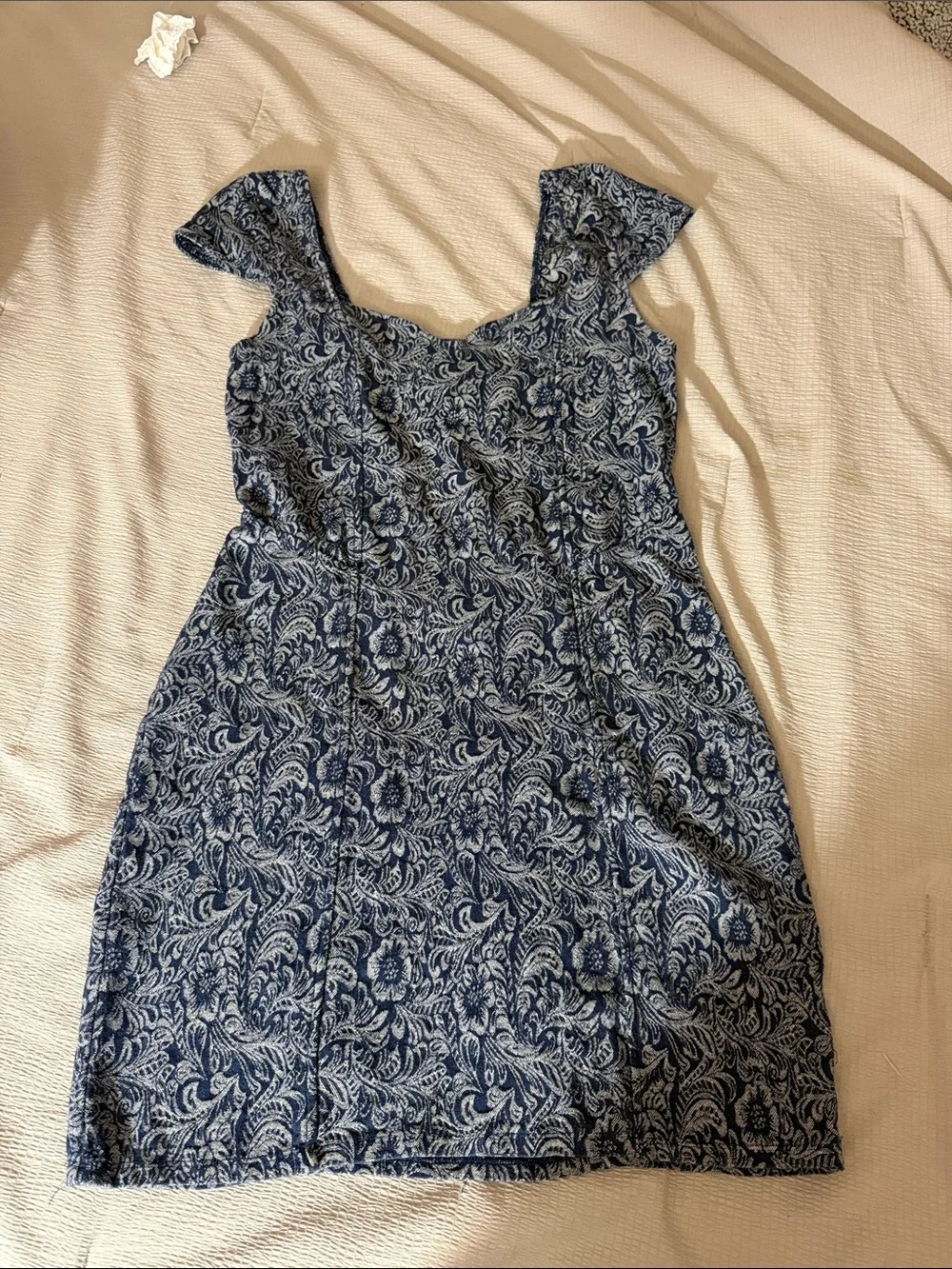 Free people intimately free Paisley Print, corset front, caged back Dress
